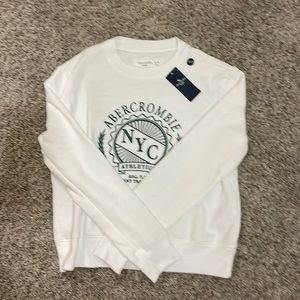 Abercrombie kids white sweater